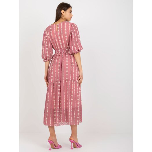 Sukienka-LK-SK-508963-1.38-ciemny r&oacute;żowy 2