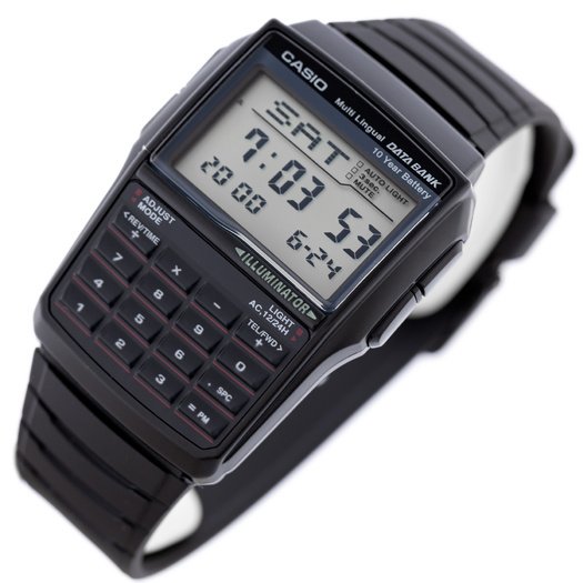 Laikrodis vyrams CASIO VINTAGE DATABANK DBC-32-1A (zd162a)