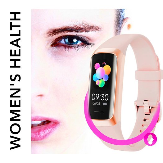 SMARTBAND DAMSKI Rubicon RNCF05 - TERMOMETR, PULSOKSYMETR (sr044e)