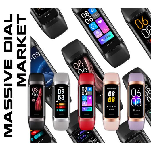 SMARTBAND DAMSKI Rubicon RNCF05 - TERMOMETR, PULSOKSYMETR (sr044e)