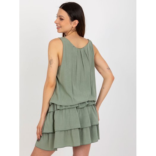 Sukienka-TW-SK-BI-8139.44-khaki