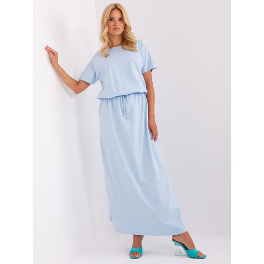 Suknelė-RV-SK-7851.84-šviesiai mėlyna 3