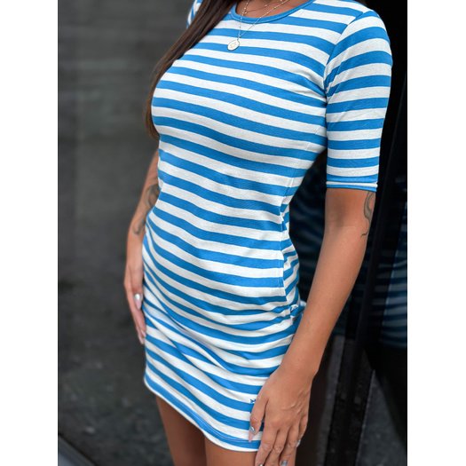 Sukienka-TW-SK-2092.83P-biało-niebieski 5