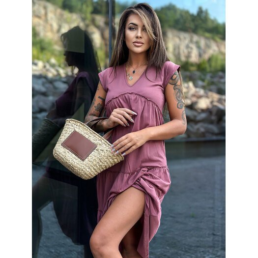 Suknelė-TW-SK-2206.04P-tamsiai rožinė