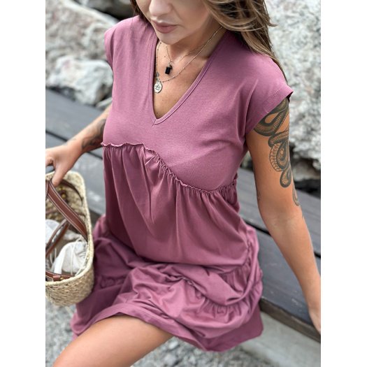 Suknelė-TW-SK-2206.04P-tamsiai rožinė 15