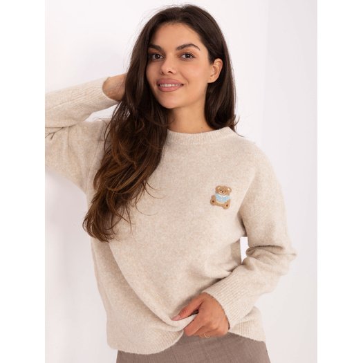Sweter-PM-SW-SC39.36-beżowy 1