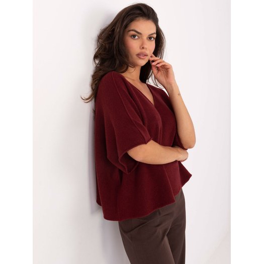 Sweter-IT-SW-2202.52-bordowy 3