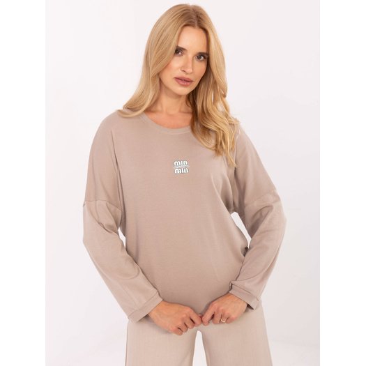 Bluzka-RV-BZ-A823.49-ciemny bezowy
