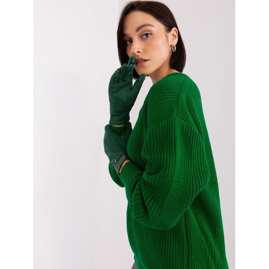 Rękawiczki-AT-RK-239507.53P-ciemny zielony 1