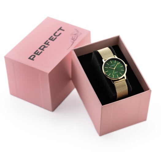 Laikrodis moterims PERFECT F205-06 (zp983g) + dėžutė