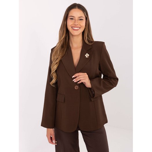 Marynarka-IT-MA-FL8391.87-brązowy 2