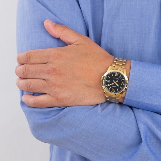 Laikrodis vyrams CASIO MTP-V004G-1B + dėžutė