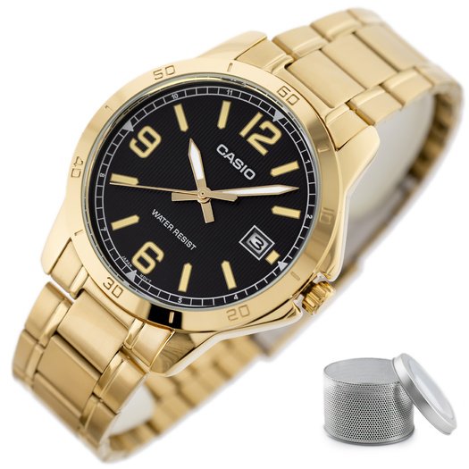 Laikrodis vyrams CASIO MTP-V004G-1B + dėžutė