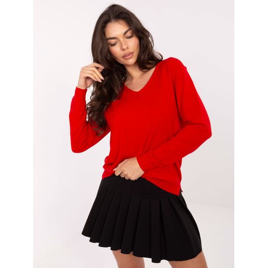 Sweter-PM-SW-SY5511.78-czerwony 2