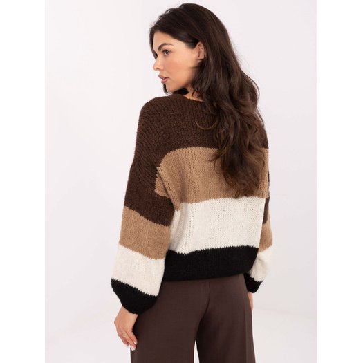 Sweter-MI-SW-0409.85-brązowy 3