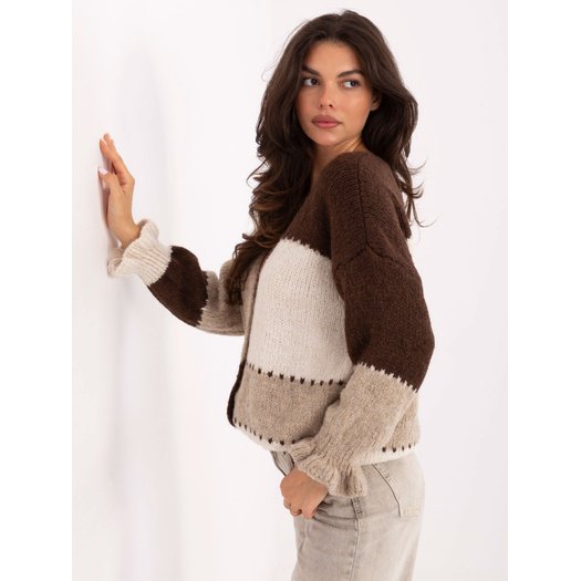 Sweter-MI-SW-0903.87-brązowy 1