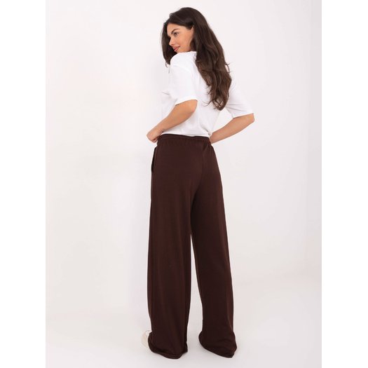 Spodnie dresowe-RV-DR-A611.52-ciemny brązowy