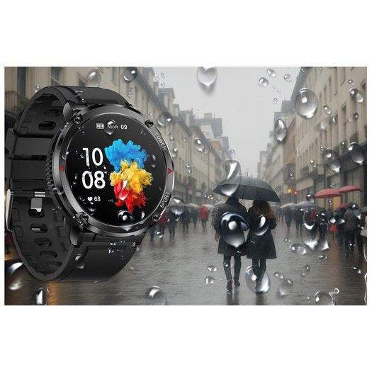 SMARTWATCH MĘSKI GRAVITY GT21-5 - BLUETOOTH CALL, DODATKOWY PASEK (sg025e)