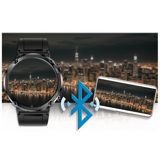 SMARTWATCH MĘSKI GRAVITY GT21-5 - BLUETOOTH CALL, DODATKOWY PASEK (sg025e)