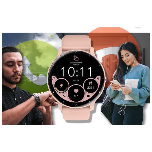 SMARTWATCH UNISEX GRAVITY GT1-5 PRO - ROZMOWY BLUETOOTH, DODATKOWY PASEK (sg027e)