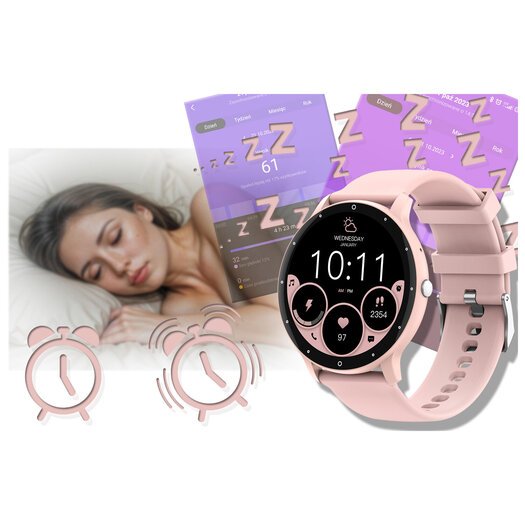 SMARTWATCH UNISEX GRAVITY GT1-5 PRO - ROZMOWY BLUETOOTH, DODATKOWY PASEK (sg027e)