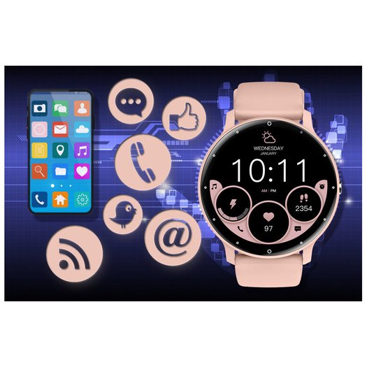 SMARTWATCH UNISEX GRAVITY GT1-5 PRO - ROZMOWY BLUETOOTH, DODATKOWY PASEK (sg027e)