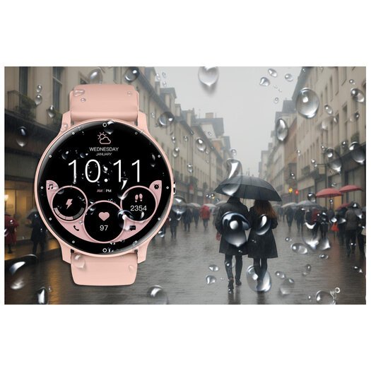 SMARTWATCH UNISEX GRAVITY GT1-5 PRO - ROZMOWY BLUETOOTH, DODATKOWY PASEK (sg027e)