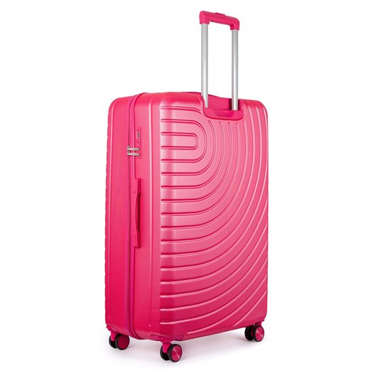 Vidutinio dydžio M 24 ABS kelioninis lagaminas - SOLIER AVENTOR STL1064 - Rožinė