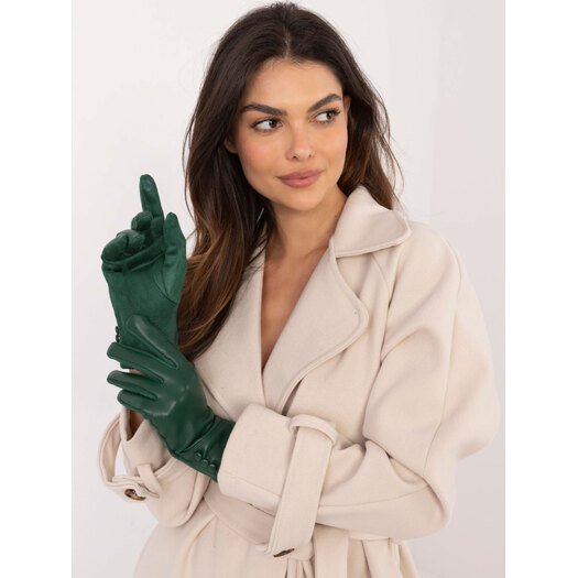 Rękawiczki-AT-RK-239805.95-ciemny zielony 3