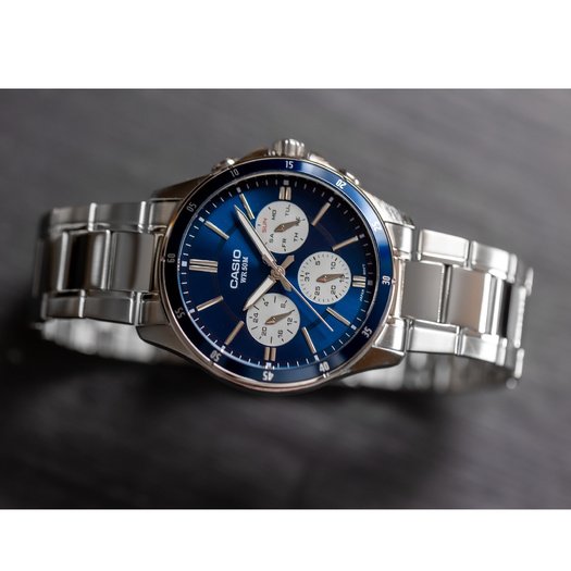 Laikrodis vyrams CASIO MTP-1374D-2A3 (zd063h) + BOX