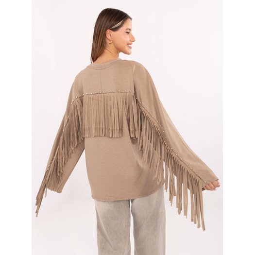 Bluzka-IT-BZ-21695.10-ciemny bezowy