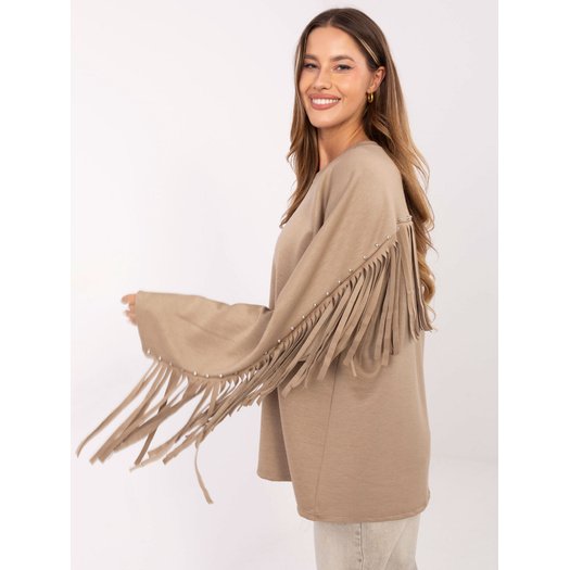 Bluzka-IT-BZ-21695.10-ciemny bezowy 4