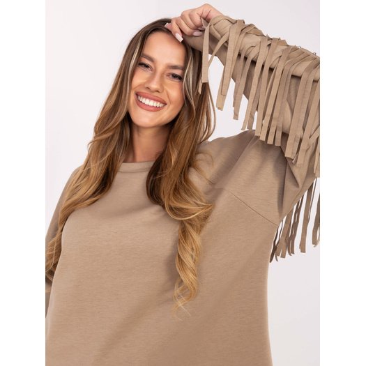 Bluzka-IT-BZ-21695.10-ciemny bezowy 2