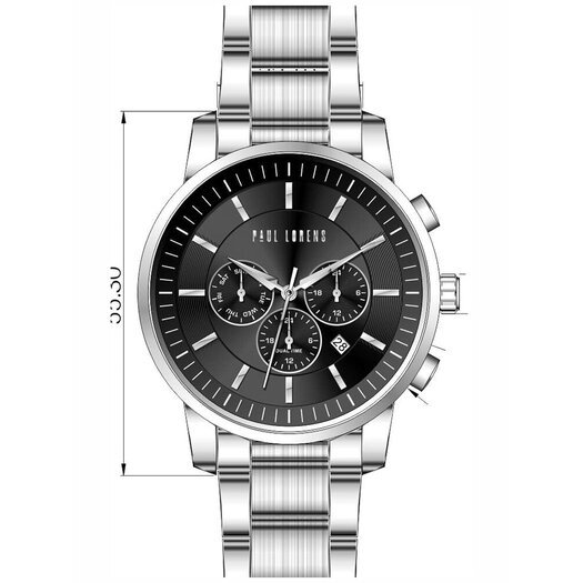Laikrodis vyrams PAUL LORENS - PL6647B-6C1  (zg372d) + BOX