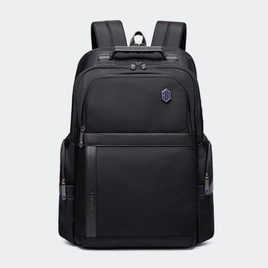 Arctic Hunter B00443 Smart Business Travel BackPack With Three Compartments And USB Charging Port - Black