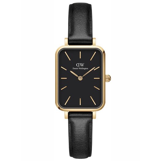 ZEGAREK DAMSKI DANIEL WELLINGTON Quadro Pressed Sheffield Gold 20mm DW00100560 + BOX