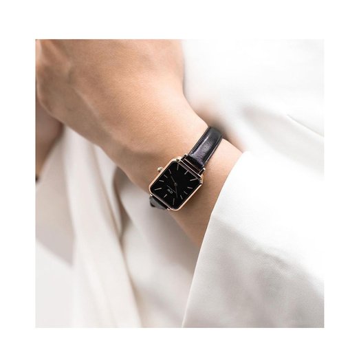 ZEGAREK DAMSKI DANIEL WELLINGTON Quadro Pressed Sheffield Gold 20mm DW00100560 + BOX