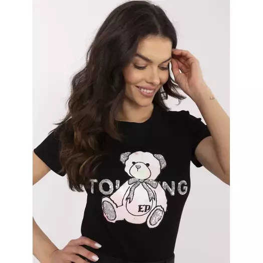 T-shirt-NM-TS-JX-09328.65P-czarno-różowy