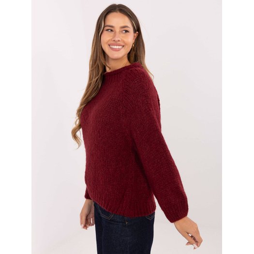 Sweter-MI-SW-1311.31-bordowy 2