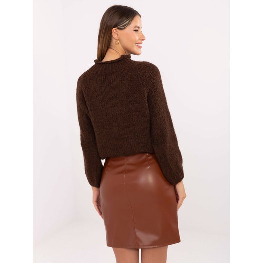 Spódnica-IT-SD-FL3019.83-jasny brązowy 1