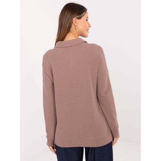 Bluzka-LK-BZ-510126.00-ciemny bezowy 3