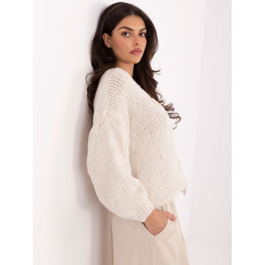 Sweter-MI-SW-0919.18-jasny beżowy 1