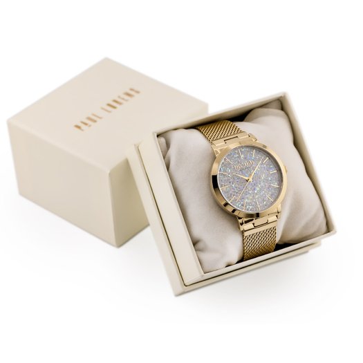 PAUL LORENS WOMEN S WATCH - 473B2-3D1-2 - STAINLESS STEEL (zg517b) + BOX 4