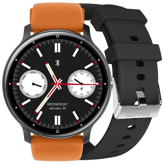 SMARTWATCH UNISEX GRAVITY GT1-2 PRO - BLUETOOTH CONNECTIONS, ADDITIONAL PASSAGE (sg027b) 2
