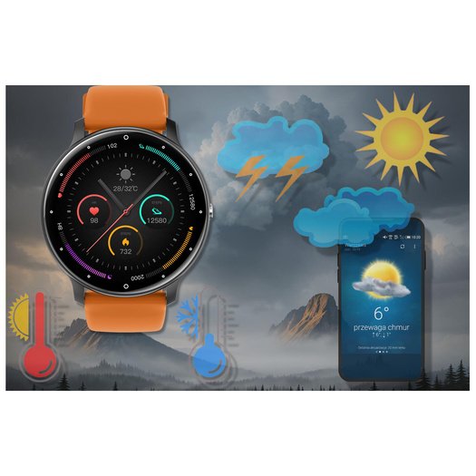SMARTWATCH UNISEX GRAVITY GT1-2 PRO - BLUETOOTH CONNECTIONS, ADDITIONAL PASSAGE (sg027b) 7