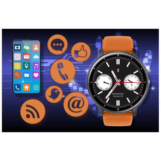 SMARTWATCH UNISEX GRAVITY GT1-2 PRO - BLUETOOTH CONNECTIONS, ADDITIONAL PASSAGE (sg027b) 4