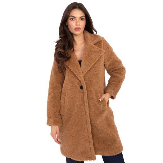 Płaszcz-IT-PL-88121.01P-camelowy 2