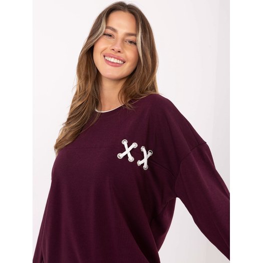 Bluza-RV-BL-A941.58-bordowy 2