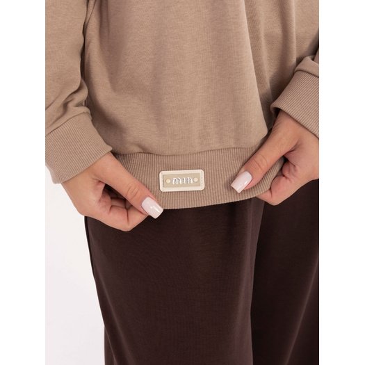 Bluza-RV-BL-A941.58-ciemny bezowy
