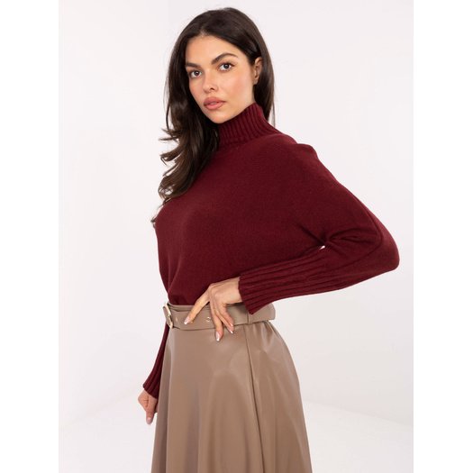 Sweter-IT-SW-8003.18P-bordowy 2
